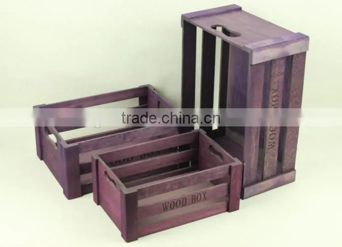 Wholesale Wooden Wine Crate Fruite Crate