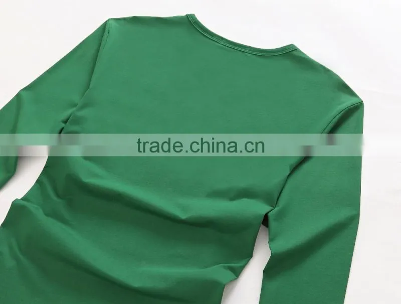 mens cheap brand fashion long sleeve plain cotton t shirt