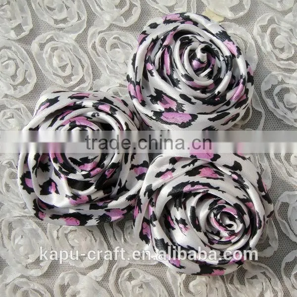 Cute handmade satin ribbon flowers bows rosettes