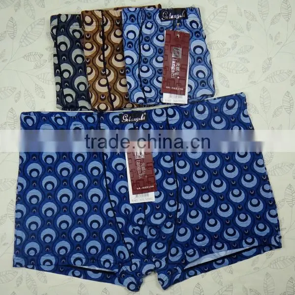 Wholesale high quaily men funny bamboo fiber men boxer briefs fancy men underwear