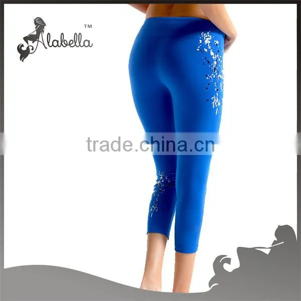 Multicolor yoga capri pants