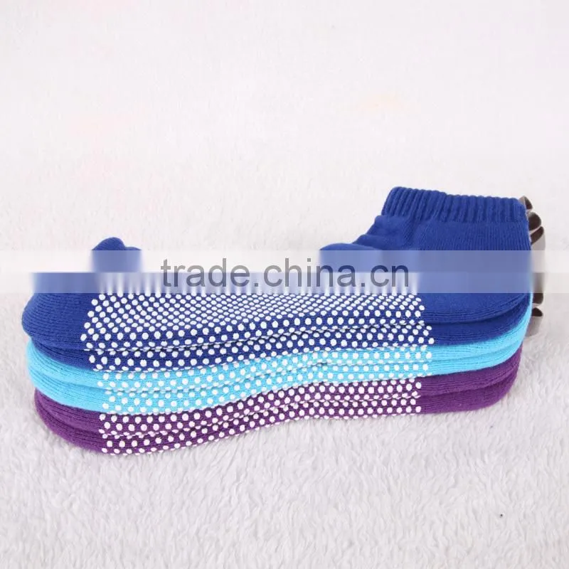 yoga organic cotton nonslip boat socks
