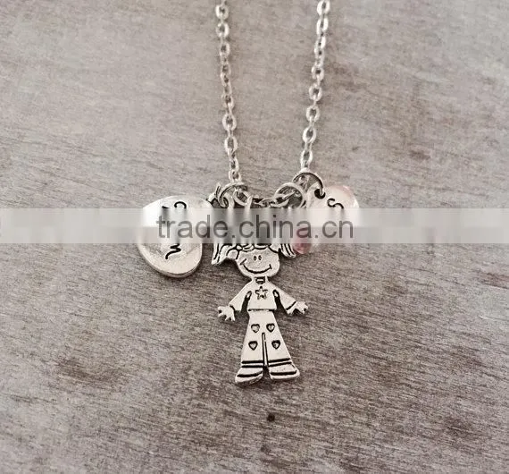 Mothers necklace new mom necklace birth name necklace new mom jewelry, name necklace, personalized mommy necklace 2016