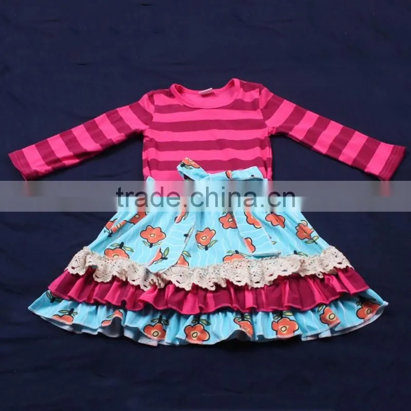 Hot Sale Teen Girl Clothing sets Children Spring Sweet Posh Outfits LBYTZ001-43