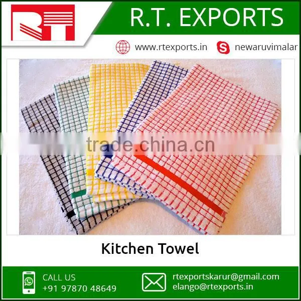 Wholesale Standard Kitchen Cotton Towel Tea Towel Dish Towel Set Manufacturer India