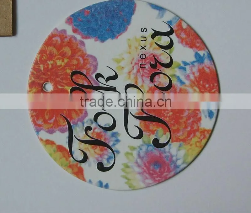 garment cardboard hand tag