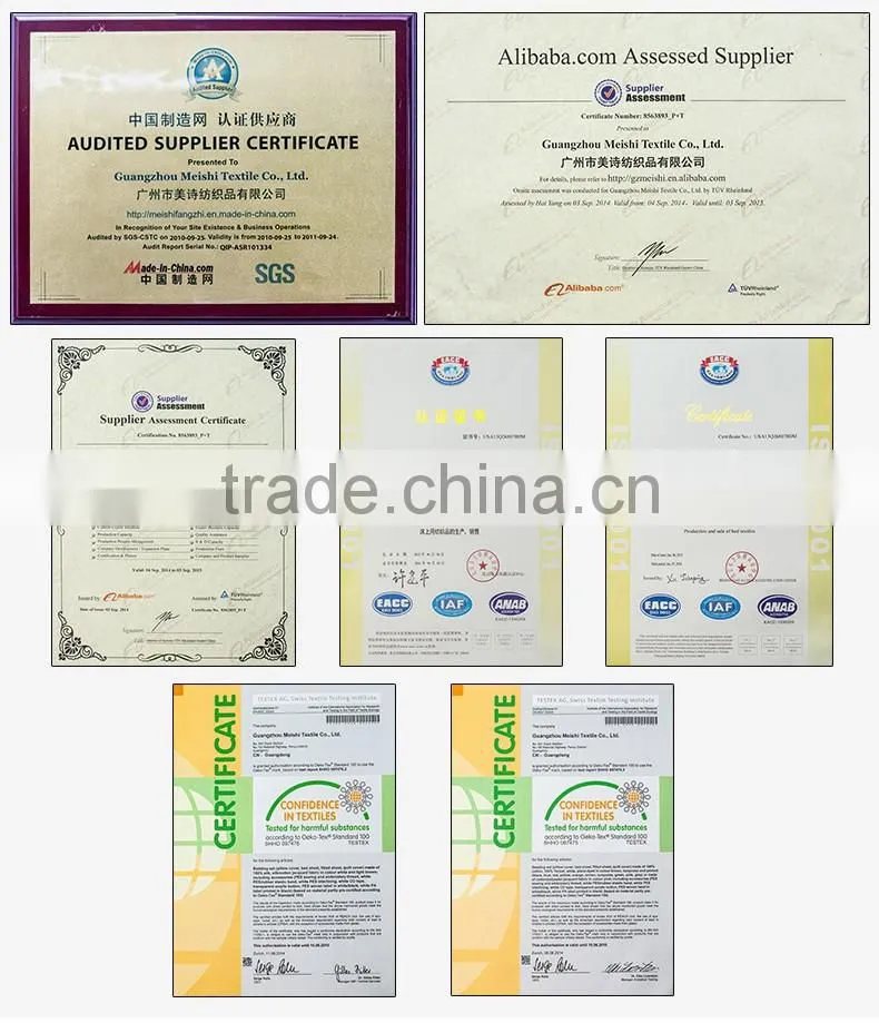 100% cotton hotel beddings/hotel bed linens/used hotel bedding