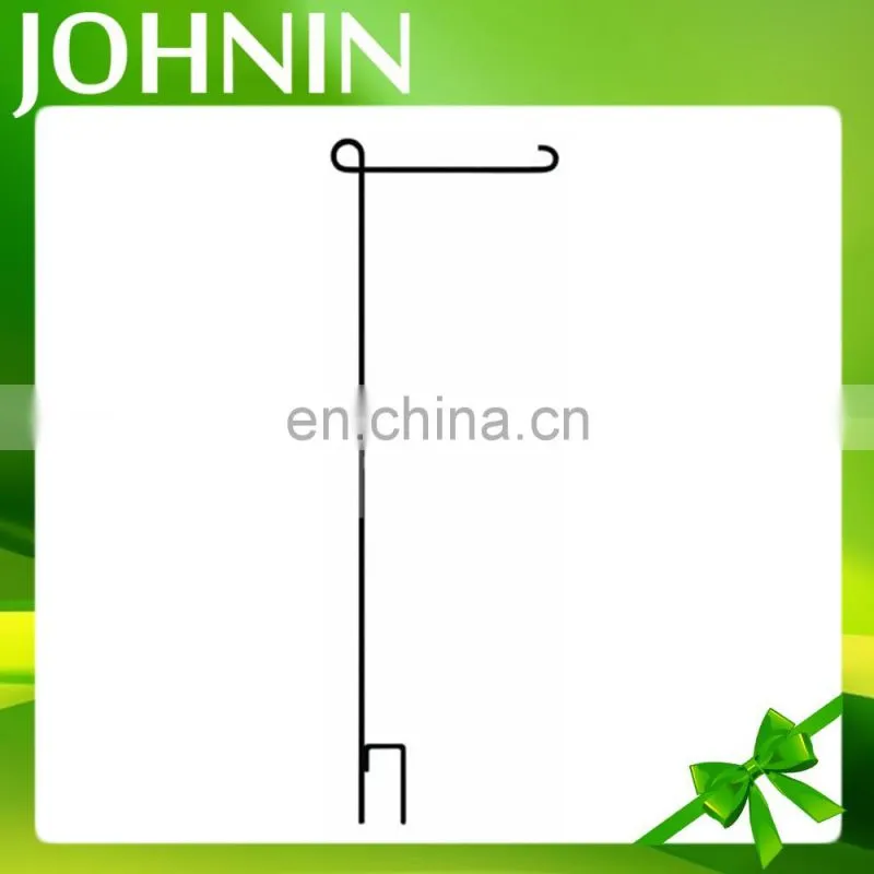 Fast shipping good quality custom durable decorative iron garden flag stands