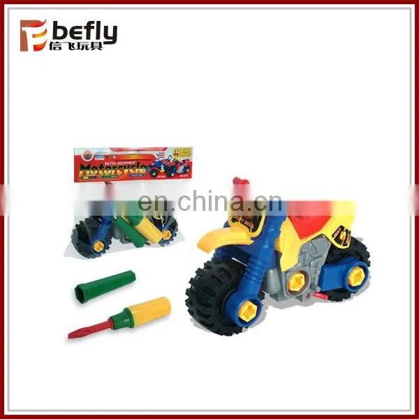 Diy mini truck assemble toy education take apart car toy