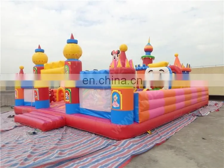 Guangzhou manufacturer produces commercial inflatable bouncer castle for kids mickey mouse inflatable bounce house for sale