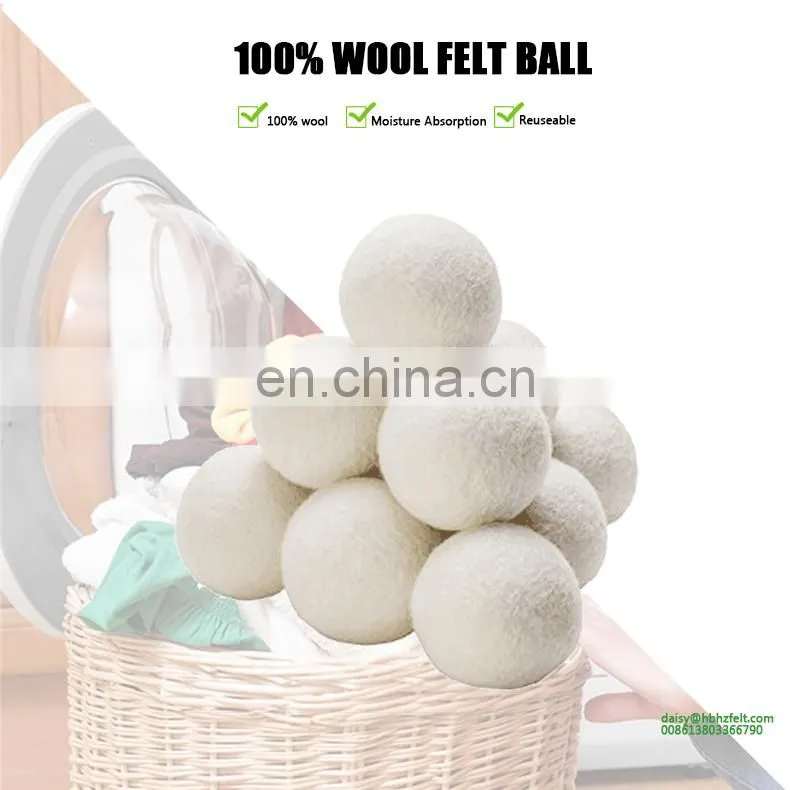 factory supply customized size wool chemical fiber tennis ball