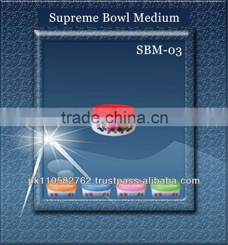 Multiple colors round plastic bowl/salad bowlnoodle bowl with lid