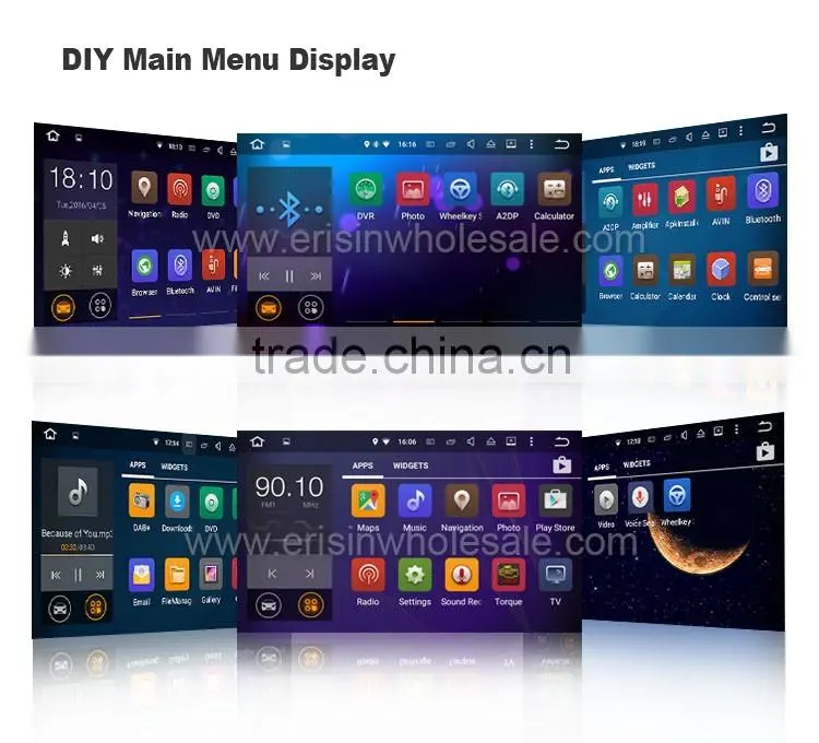 Erisin ES3060P 7 inch Touch Screen Car DVD Player for Antara Vectra C