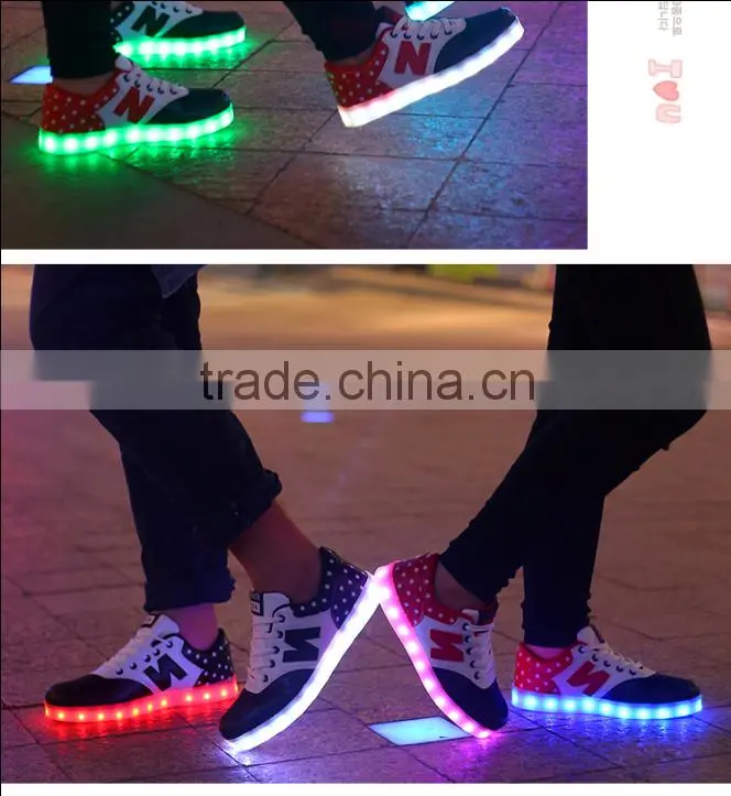 Factory supply adults LED light up casual Shoes, Factory price USB charge light LED shoes, High quality kids LED flashing shoes