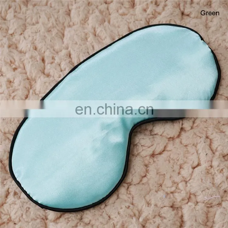 Factory Direct Sale Luxury 100% Silk Eyes Mask For Travel Eye Pouch Sleeping Eyemask With Custom Logo