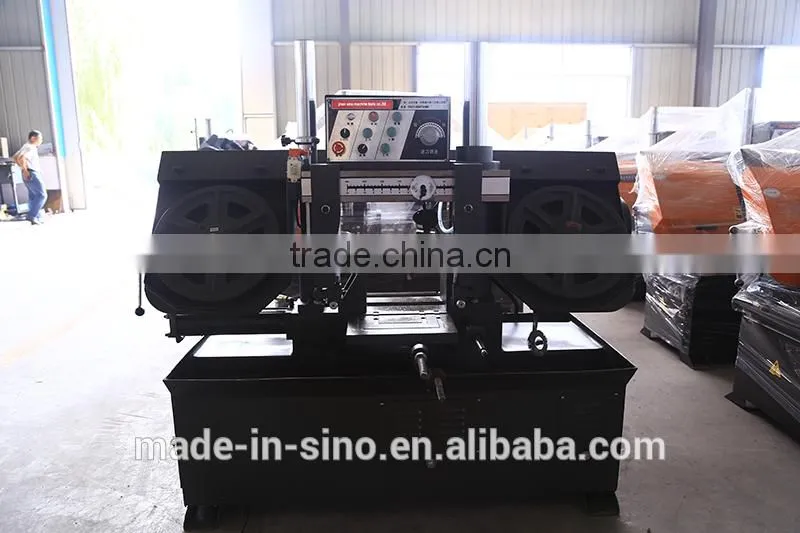 GZ4230 Double Column Hydraulic Horizontal Band saw machine timber Band Saw Machine