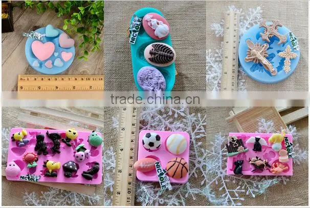 Custom Unique Design Silicon Moulds Baby Angel Fondant Molds
