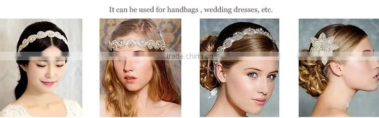 New design bridal applique dresses lace applique