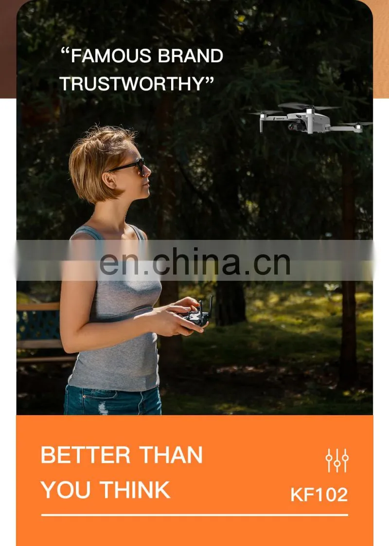 Hot Sale Dron Gps Wifi Drone Dual Optical Flow Rc Yuntai Aerial Photography Kf102 With 4k Camera For Video Recording