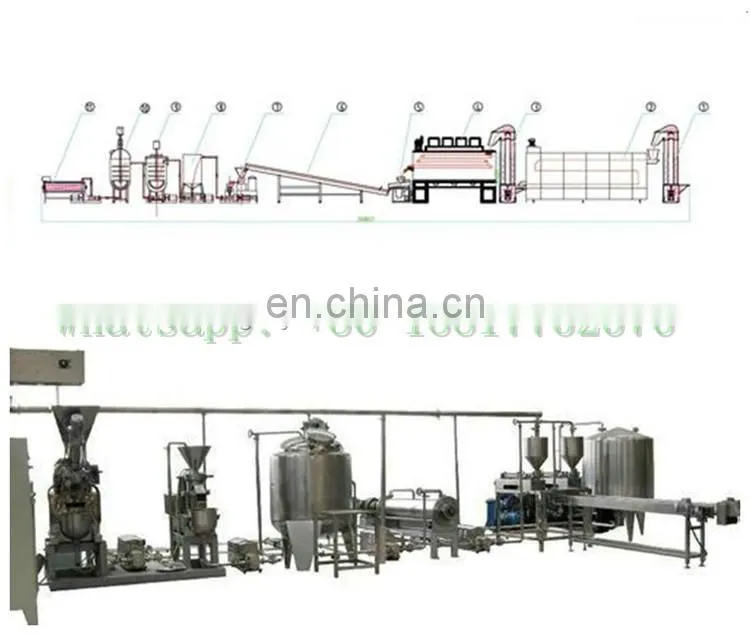 automatic sesame butter processing machine