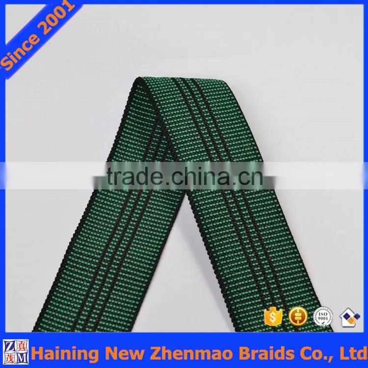 High stretch trampoline elastic webbing for trampoline accessory
