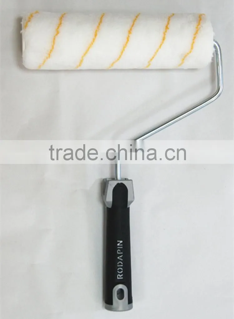 230mm Acrylic Paint Roller with Stripes bi-color handle 980g