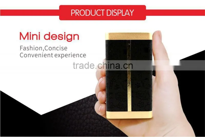 Dual USB outport 10000mah portable charger mobile power bank