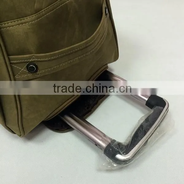 Retro-style compass luggage trolley bag(HL10)