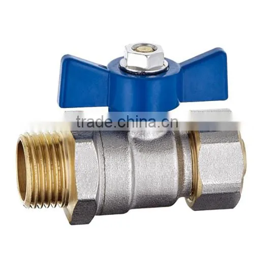 HR2380 butterfly handle brass ball valve