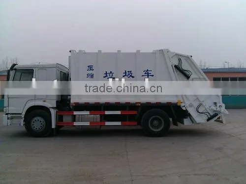 howo 16CBM Compressed Garbage dimensionscompactor truck made in china