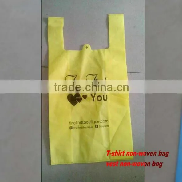 FH Vest Nice Non Woven Bag Recycle PP Non Woven Tote Bag Advertising Bag Shopping Bag