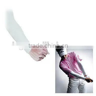 Anti-Slip Grip Stretch Outdoor Sport UV Sun Protection Full Arm Cover with Thumb Hole Arm Sleeve
