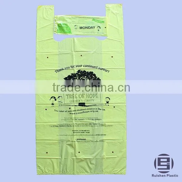 TOH Biodegradable PE Collection Bag For Charity