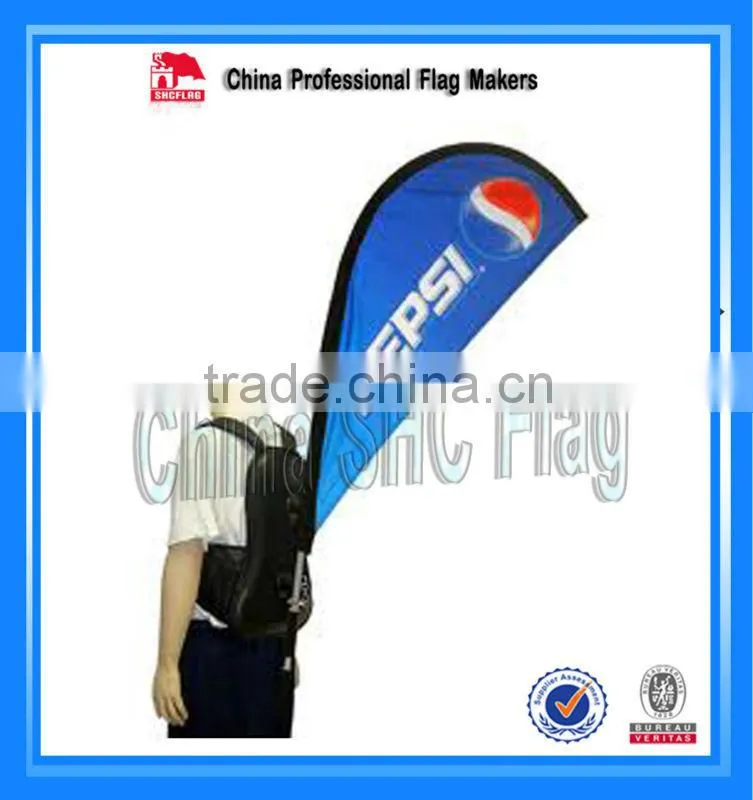 Outdoor advertising backpack flag banner 2014 new product