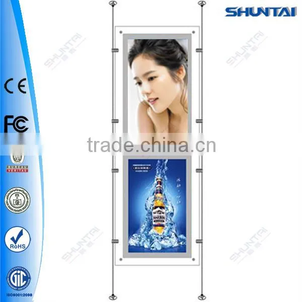 Double sided LED acrylic window light box