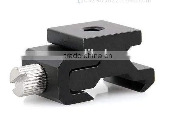 Hot Shoe Mount Adapter to 1/4 Thread for Studio Light Stand Tripod support most flash