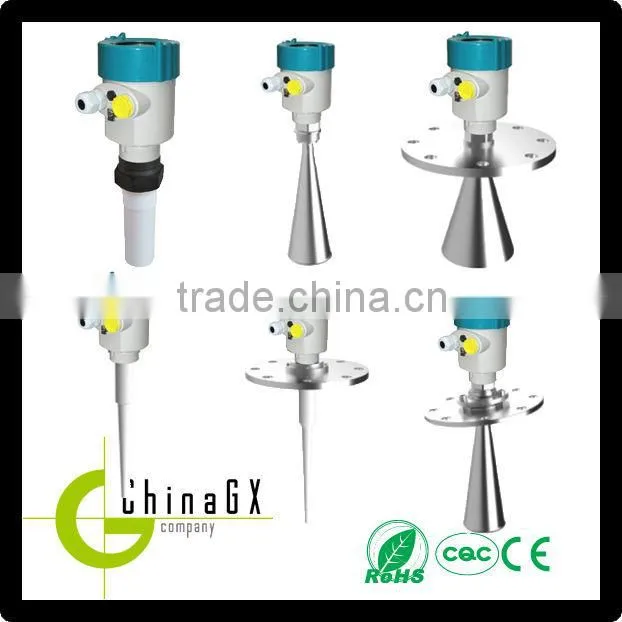 High frequency radar material level transmitter