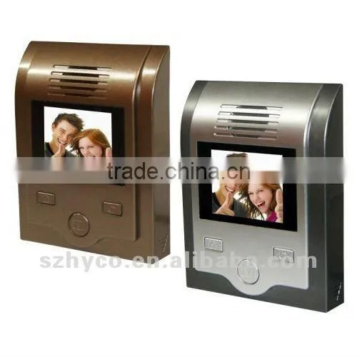 Digital door viewer camera with photo&video recording function