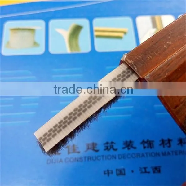 Excellent aluminum alloy door pile weather strip with fin