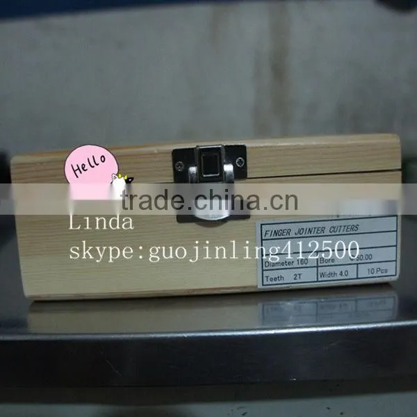 Alloy tipped finger joint cutter
