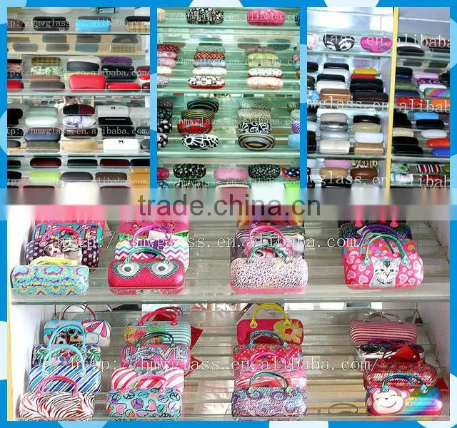 white plastic compact contact lens case with dual box and mirror for eyewear