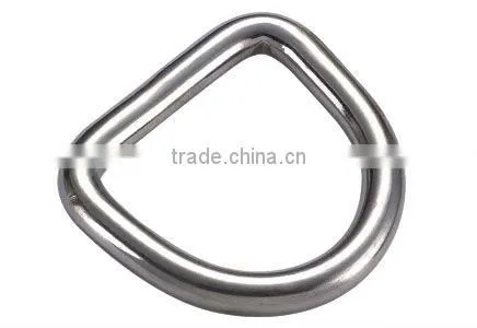 Hot sales Stainless Steel AISI 316 304 D Ring Nose Ring in Rigging Snap Hook