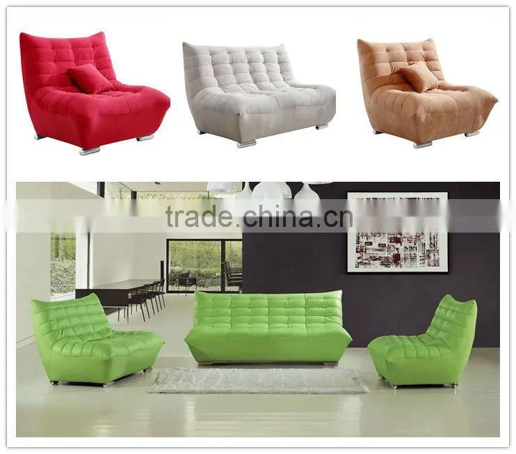 single floor armless chair sofa
