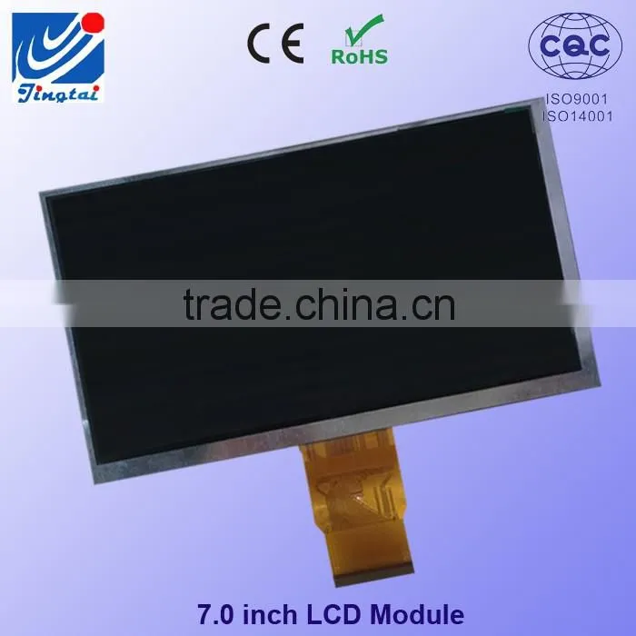 Shenzhen jingtai 7 inch tft transparent lcd panel display