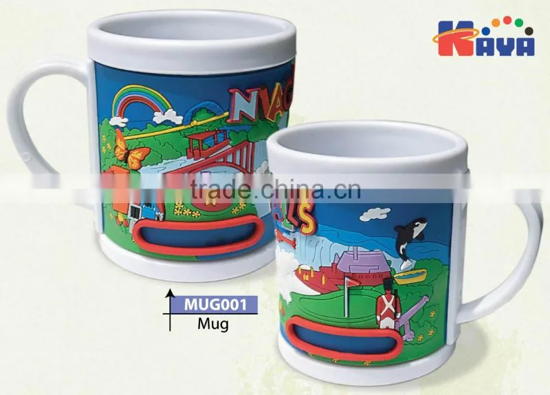 Promotional & newfashioned plastic mug cup, ABS mug cup
