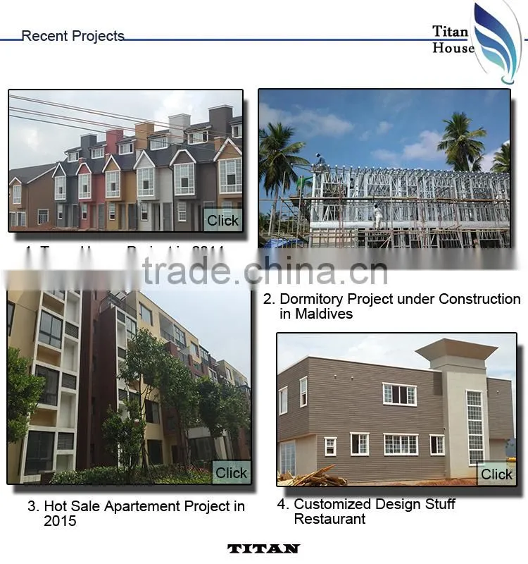 Luxury Light Steel Framing Panelized House Building in America