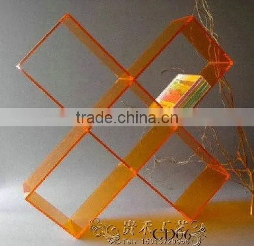 Modern Acrylic display rack ,acrylic cd display shelf