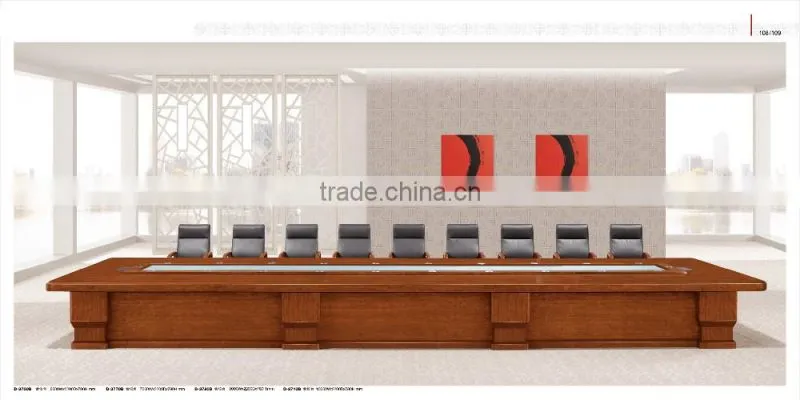 luxury marble conference table solid wood DYB14