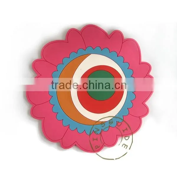 soft pvc tea cup pallet coaster