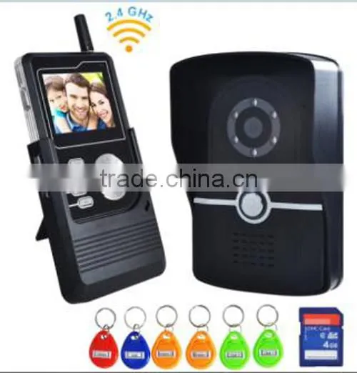 2.4" Color LCD Remote Control Wireless Video Door Phone Doorbell Intercom